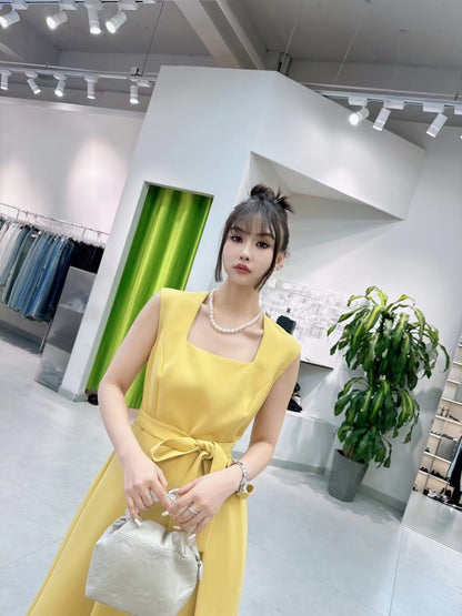 Marlee Front Pleated Maxi Dress