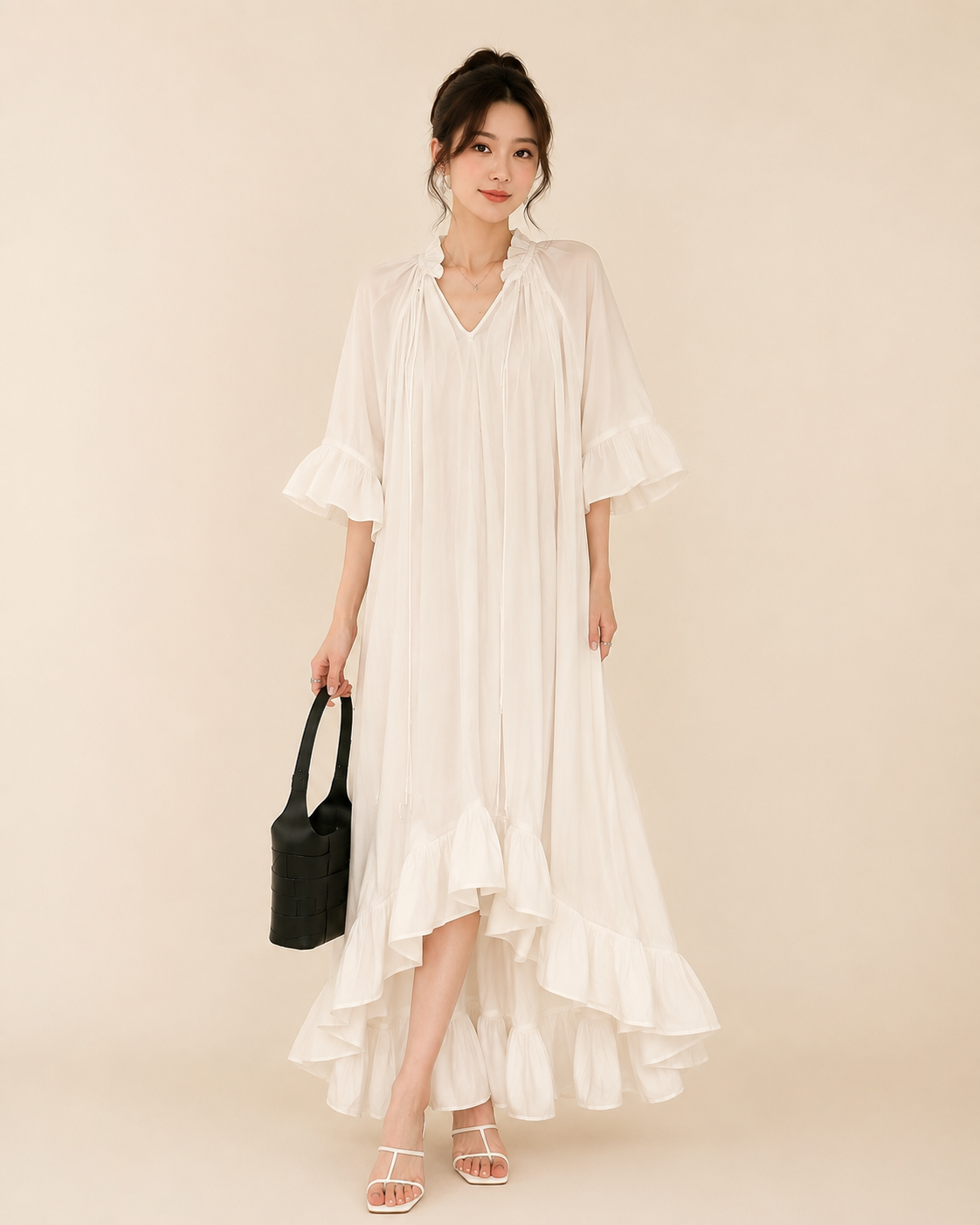 Graceful Ruffle Dress