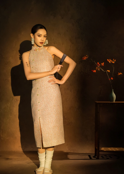[Bespoke] YaLei Halter Neck Cheongsam