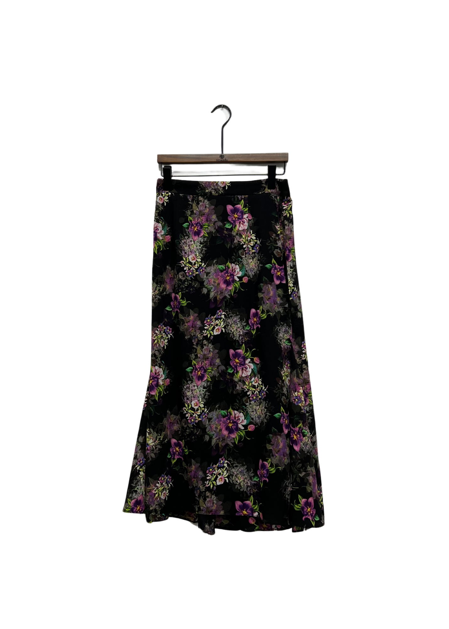 Phoenix Silk Printed Mermaid Skirt