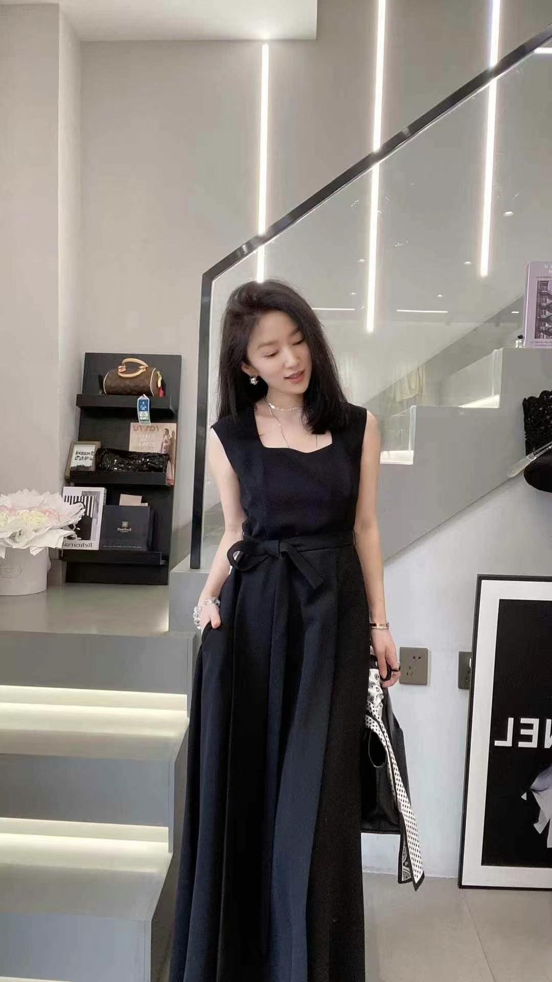 Marlee Front Pleated Maxi Dress