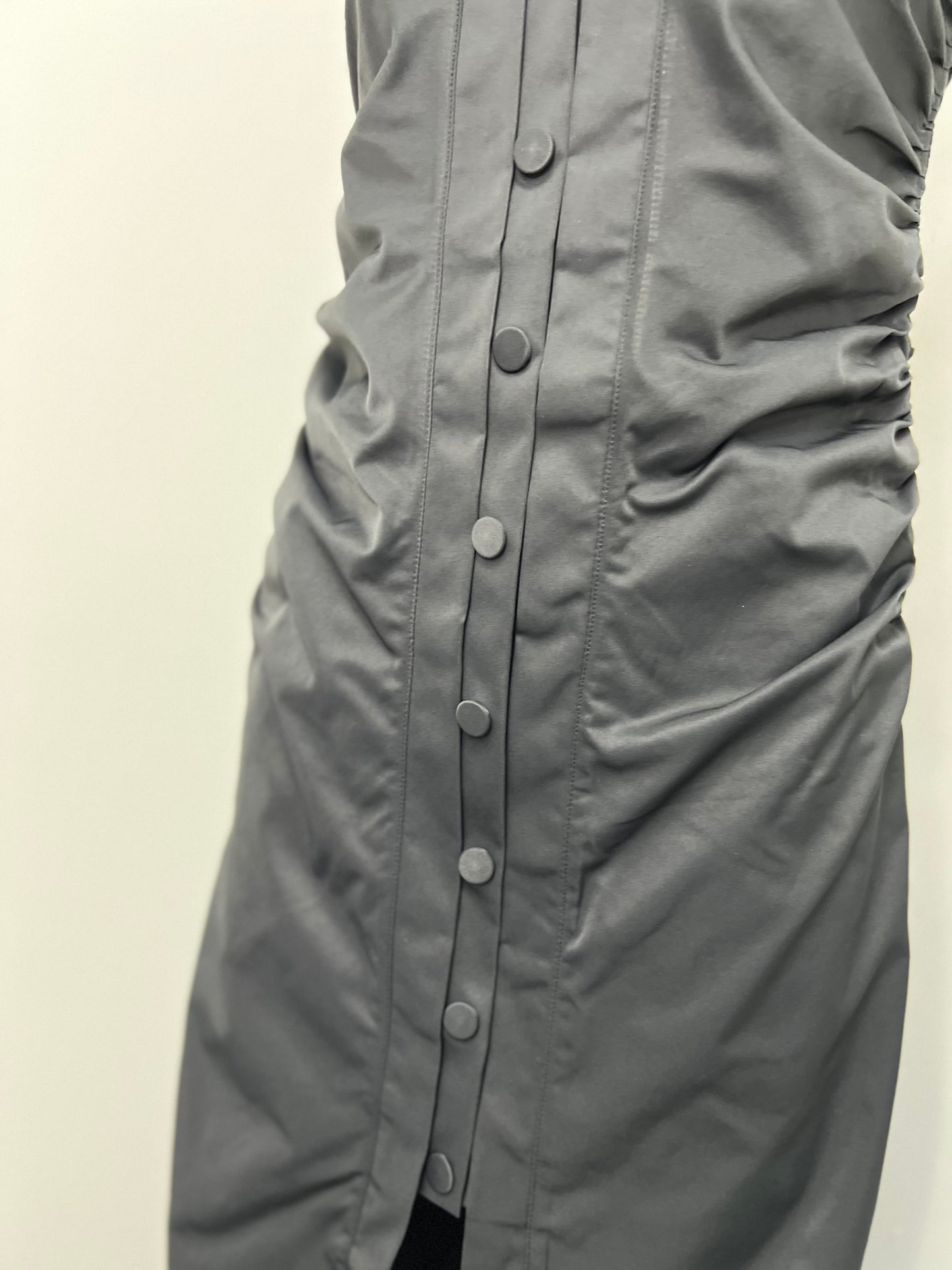 Halle Front Buttons Sleeveless Dress