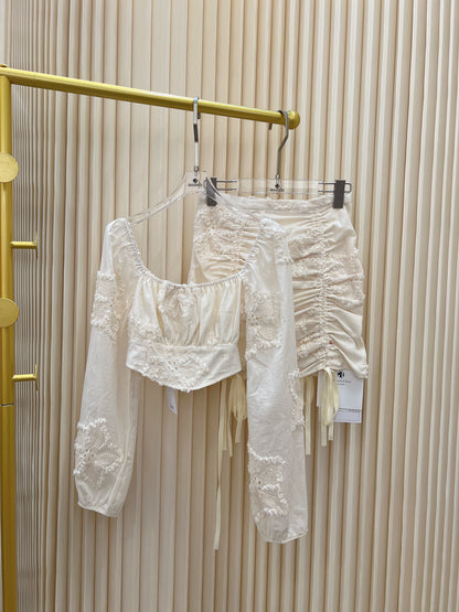 [BESPOKE] Tove Crop Top & Mini Skirt Set
