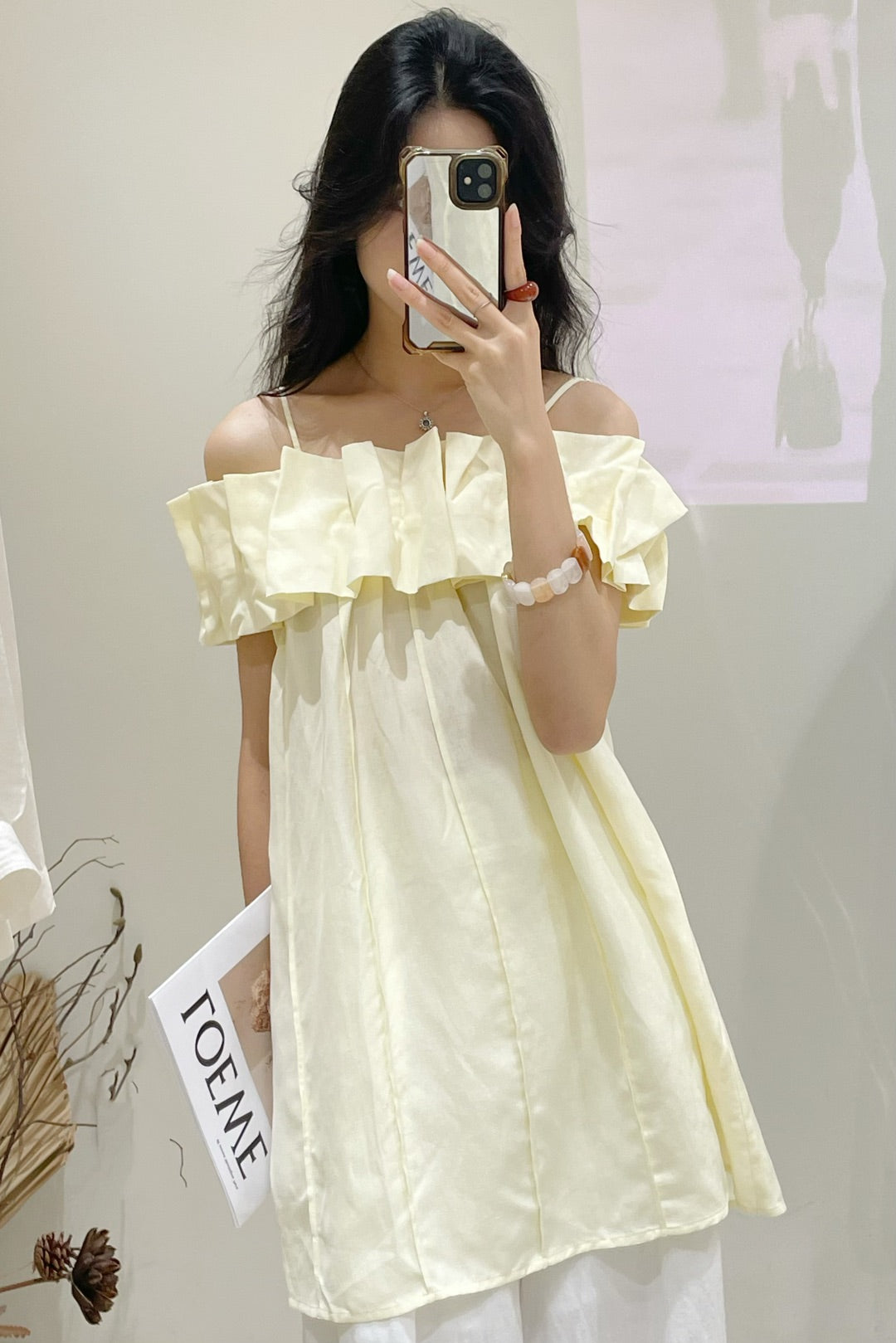 Yara Front Gathered Off Shoulder Top