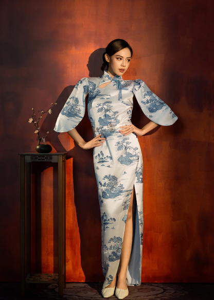 [Bespoke] YingLu Front Slit Cheongsam
