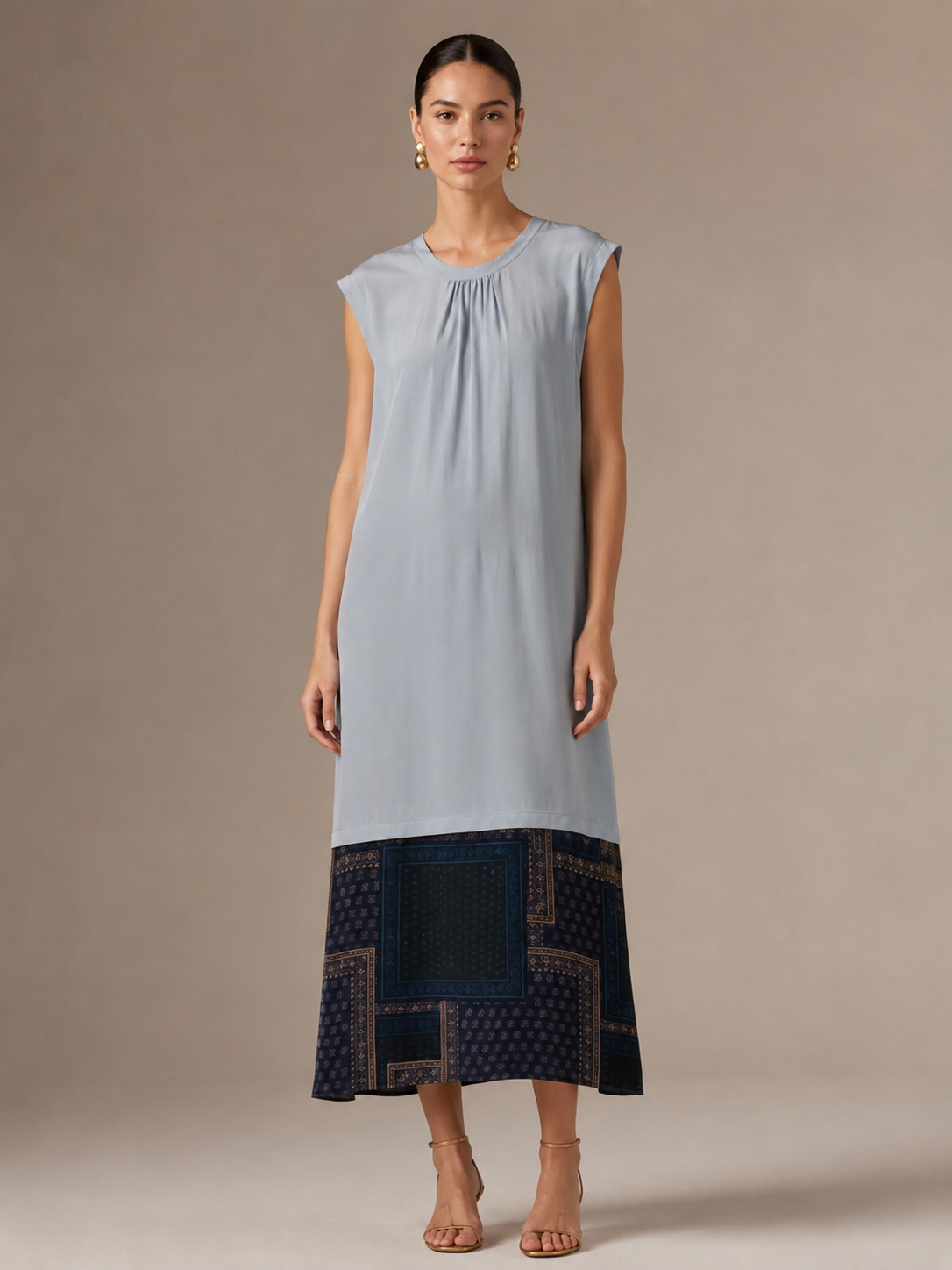 Mina Heritage Panel Dress