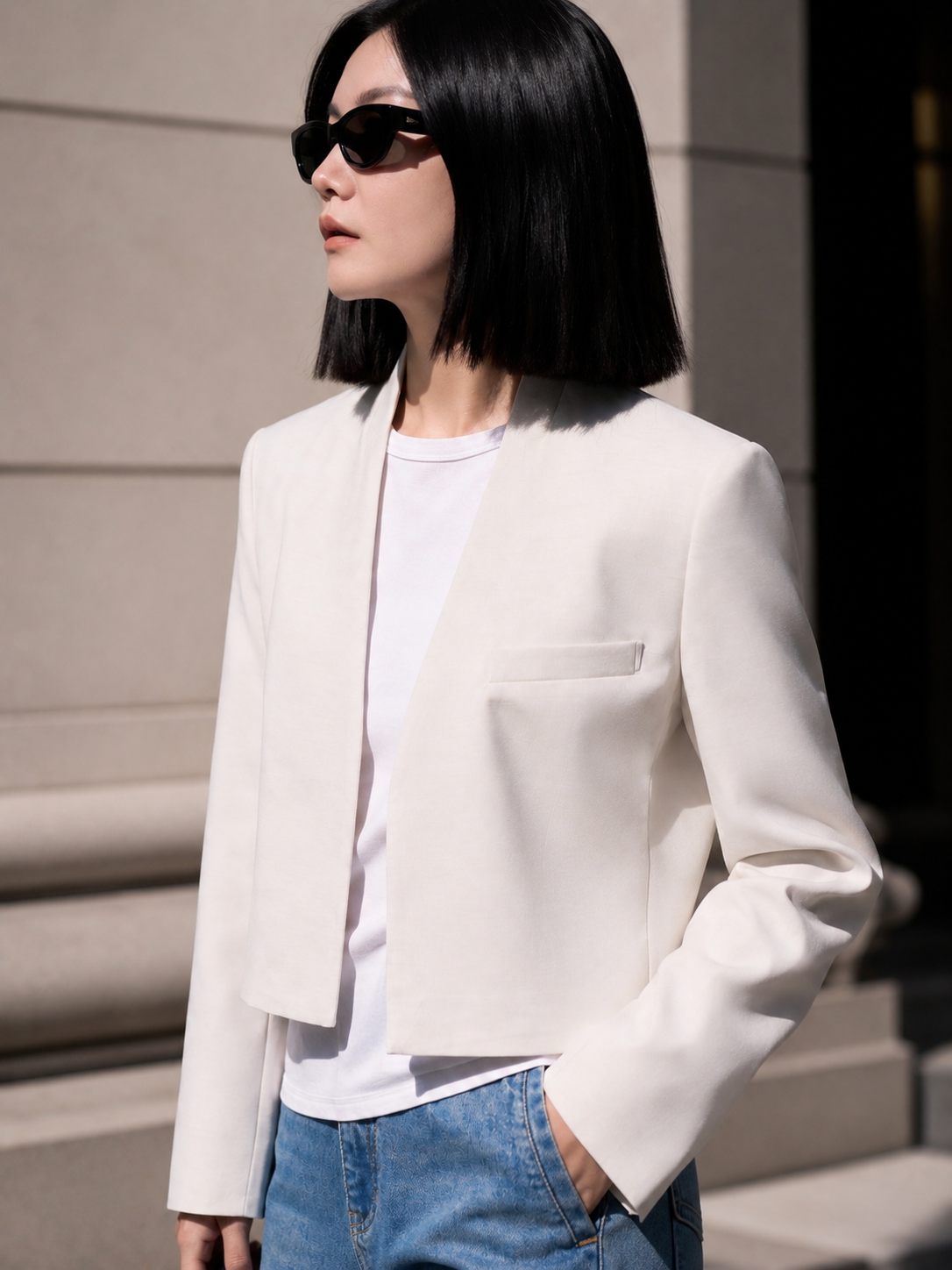 Divina Crop Blazer