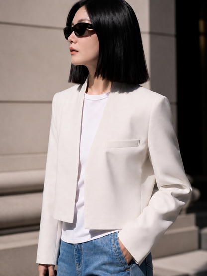 Divina Crop Blazer