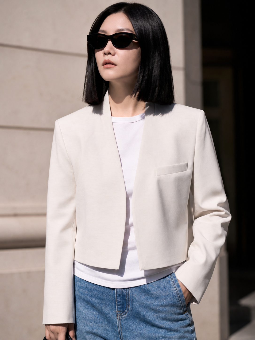Divina Crop Blazer