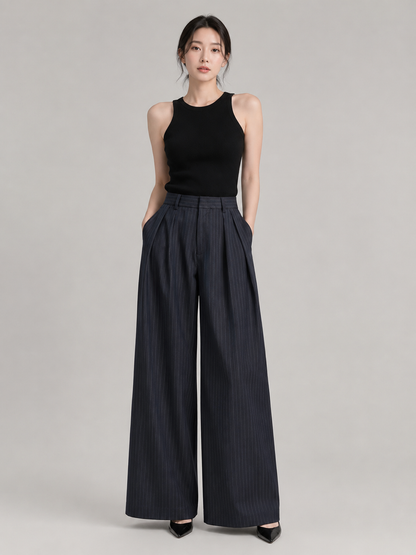 Renée High Waist Pleated Pant