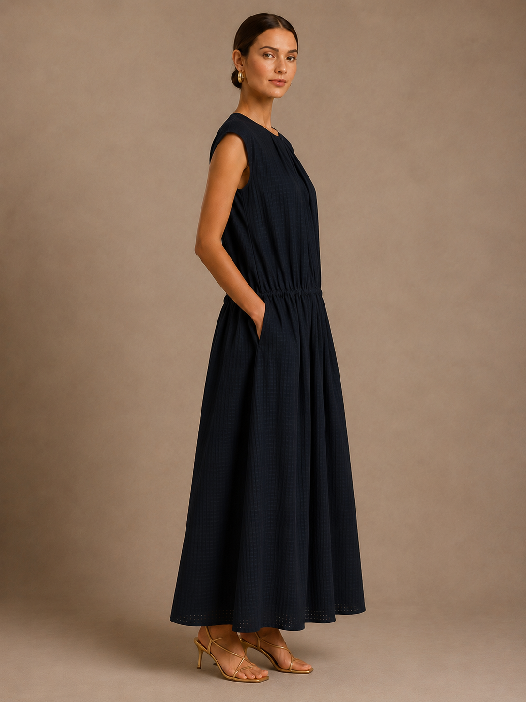 Elara Round Neck Dress