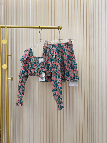 [BESPOKE] Reydis Crop Top & Skirt Set