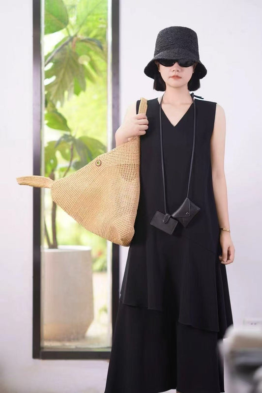 Maren V Neck Ruffle Layer Dress