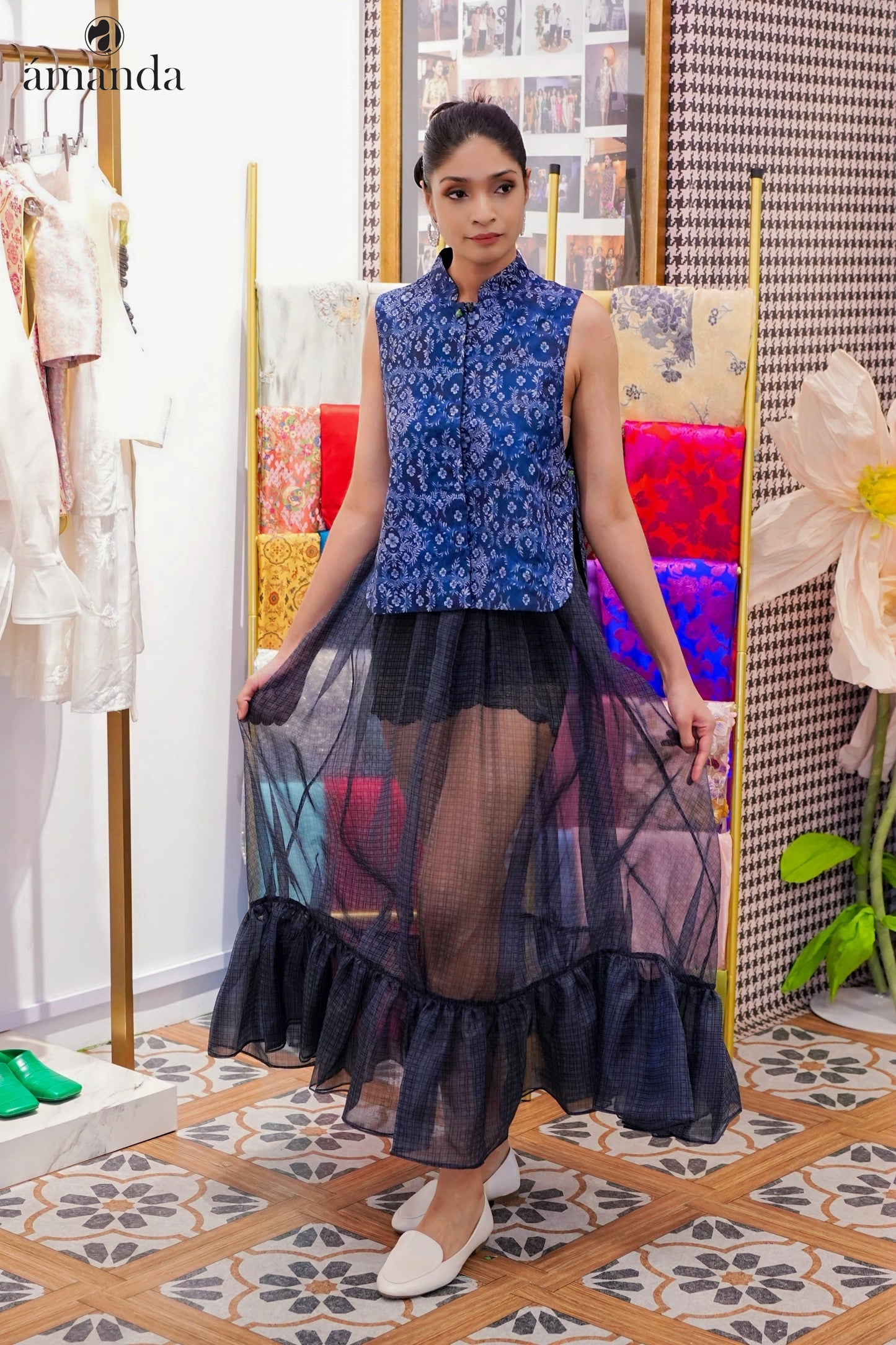 Qing Qing Mulberry Silk Vest