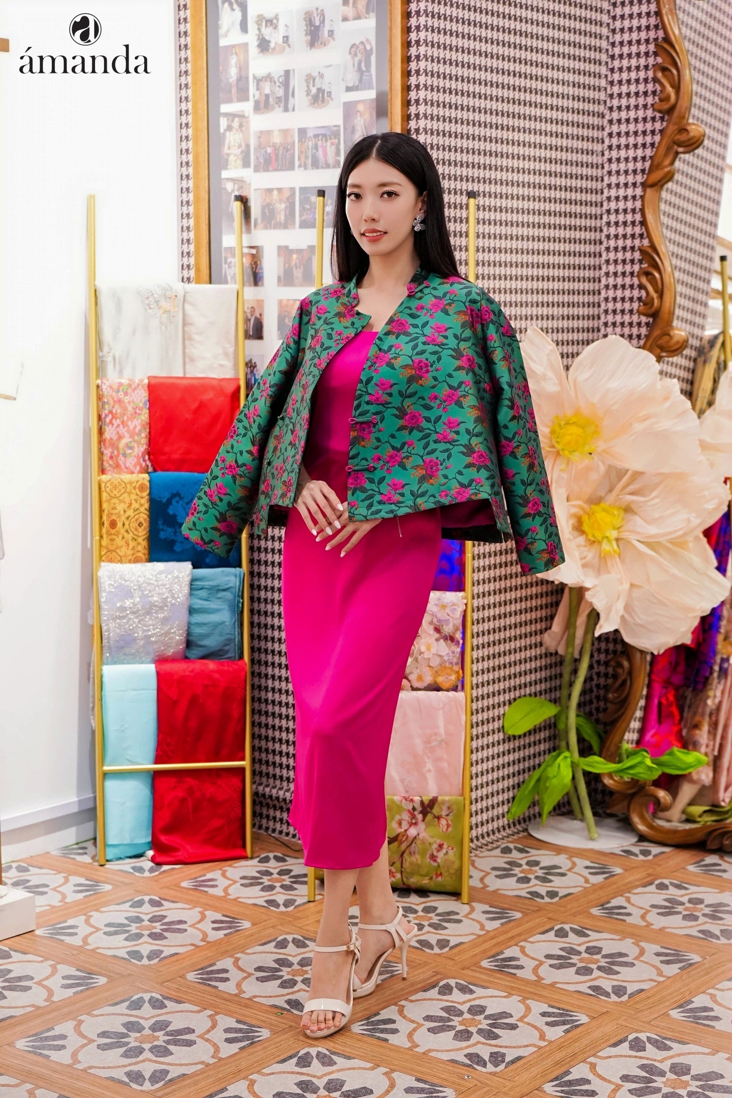 Na Silk Brocade Oriental Jacket