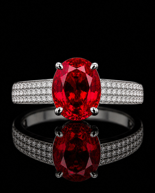 Eternal Scarlet Ruby Ring