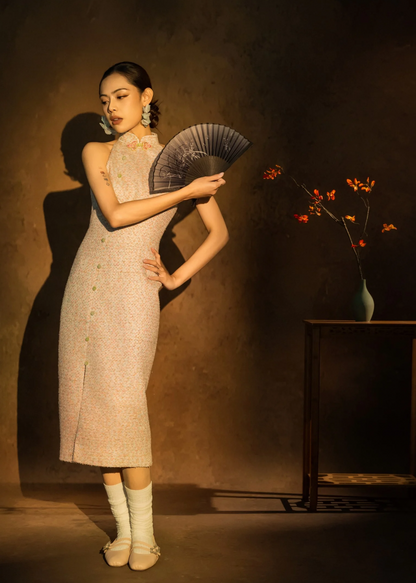 [Bespoke] YaLei Halter Neck Cheongsam