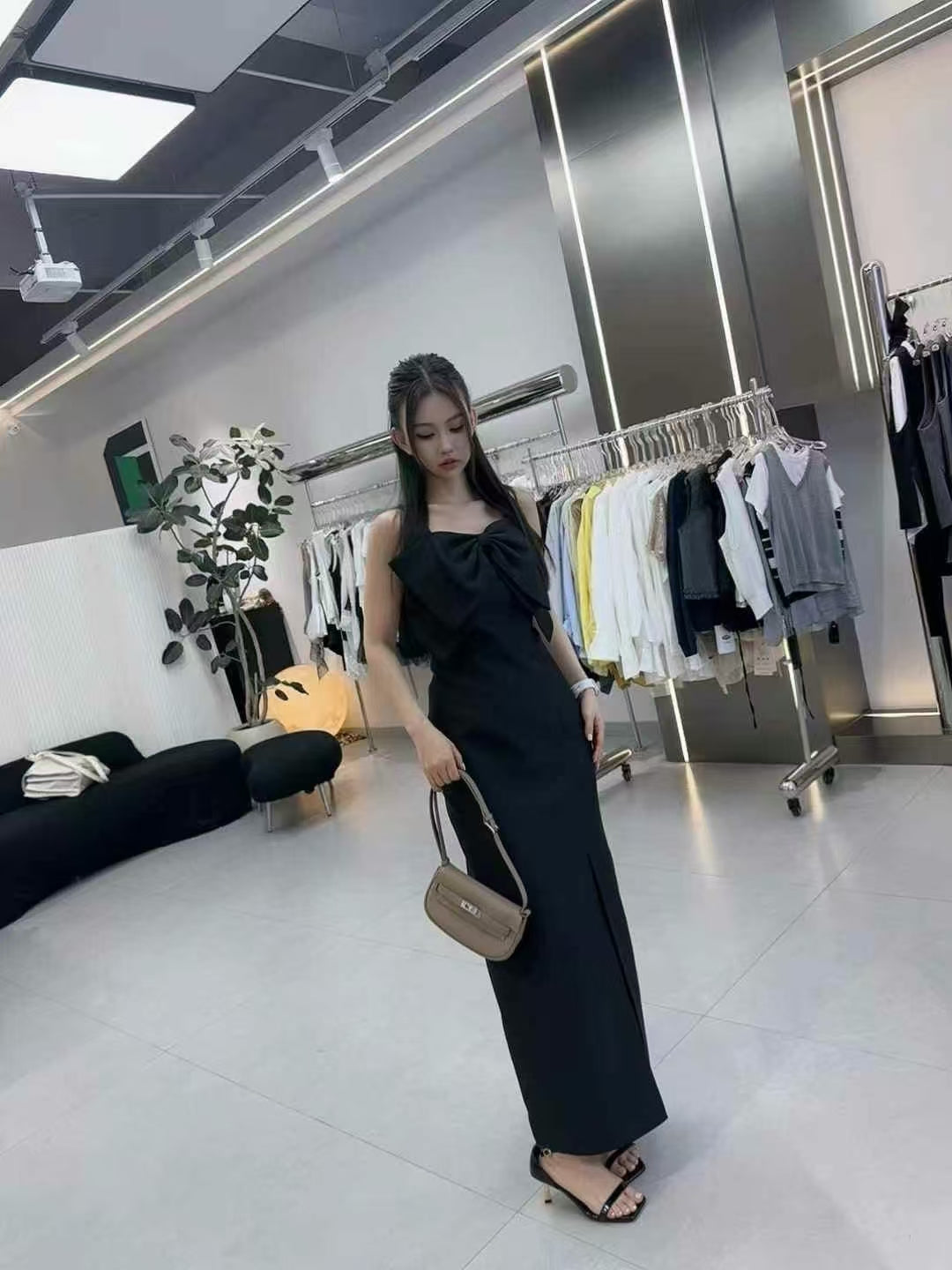 Annika Front Ribbon Sleeveless Dress