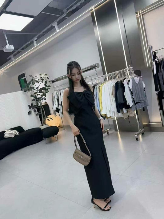Annika Front Ribbon Sleeveless Dress