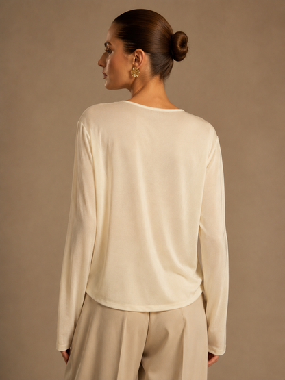 Kailani Front Button Asymmetrical Top