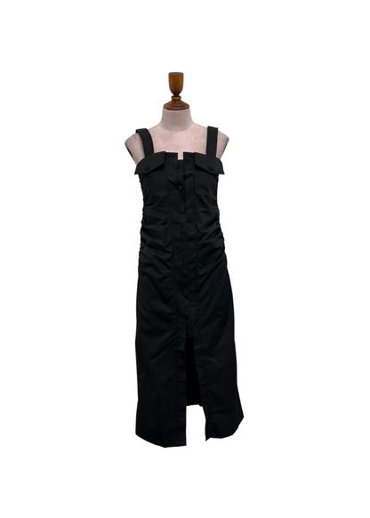 Halle Front Buttons Sleeveless Dress