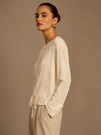 Kailani Front Button Asymmetrical Top