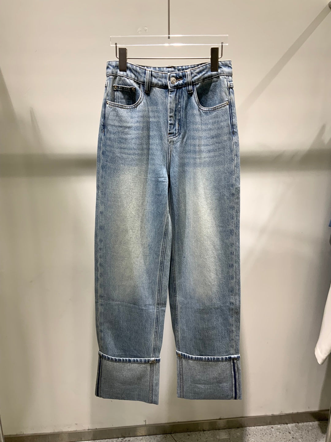 Cora Denim Fold Up Pant