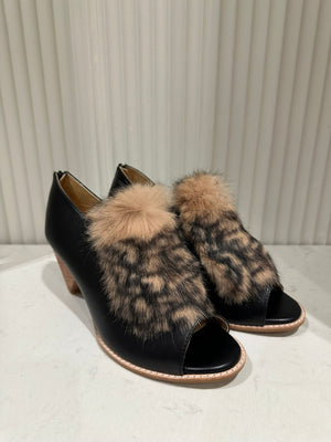 Milana Fur Chunky Heels