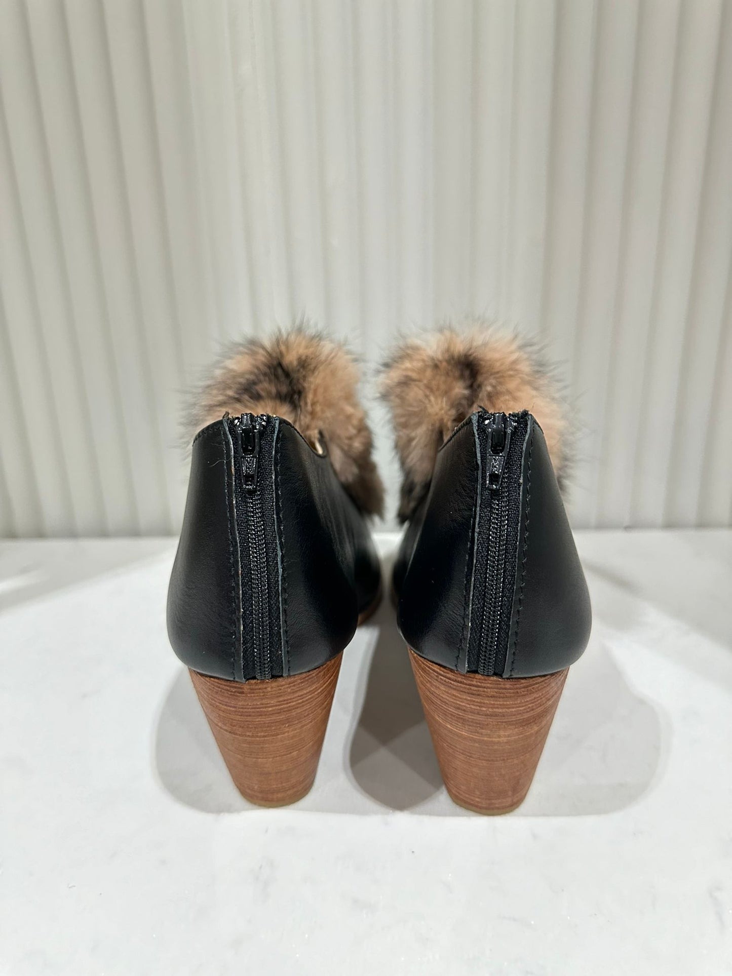 Milana Fur Chunky Heels