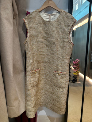 Nova Tweed Sleeveless Dress
