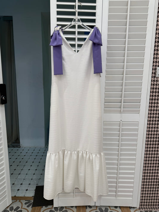 [Bespoke] Milania Sleveless V Neck Maxi Dress