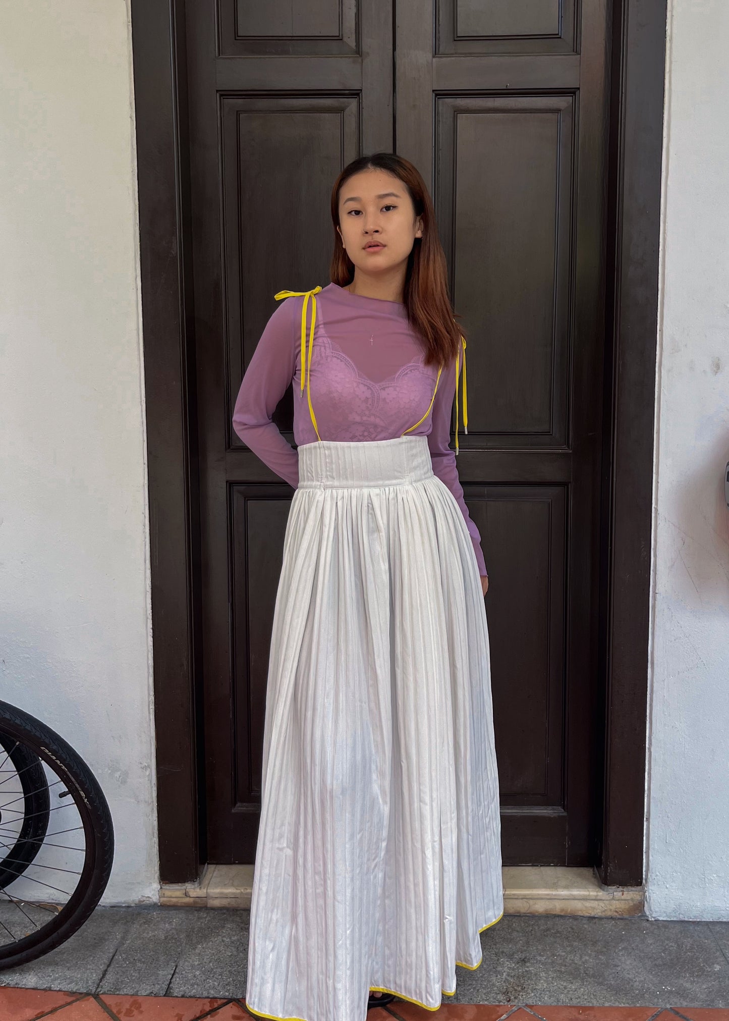 Levi Pleated High Waist Skirt