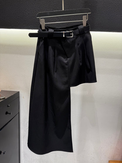 Vama Asymmetrical Skort Skirt