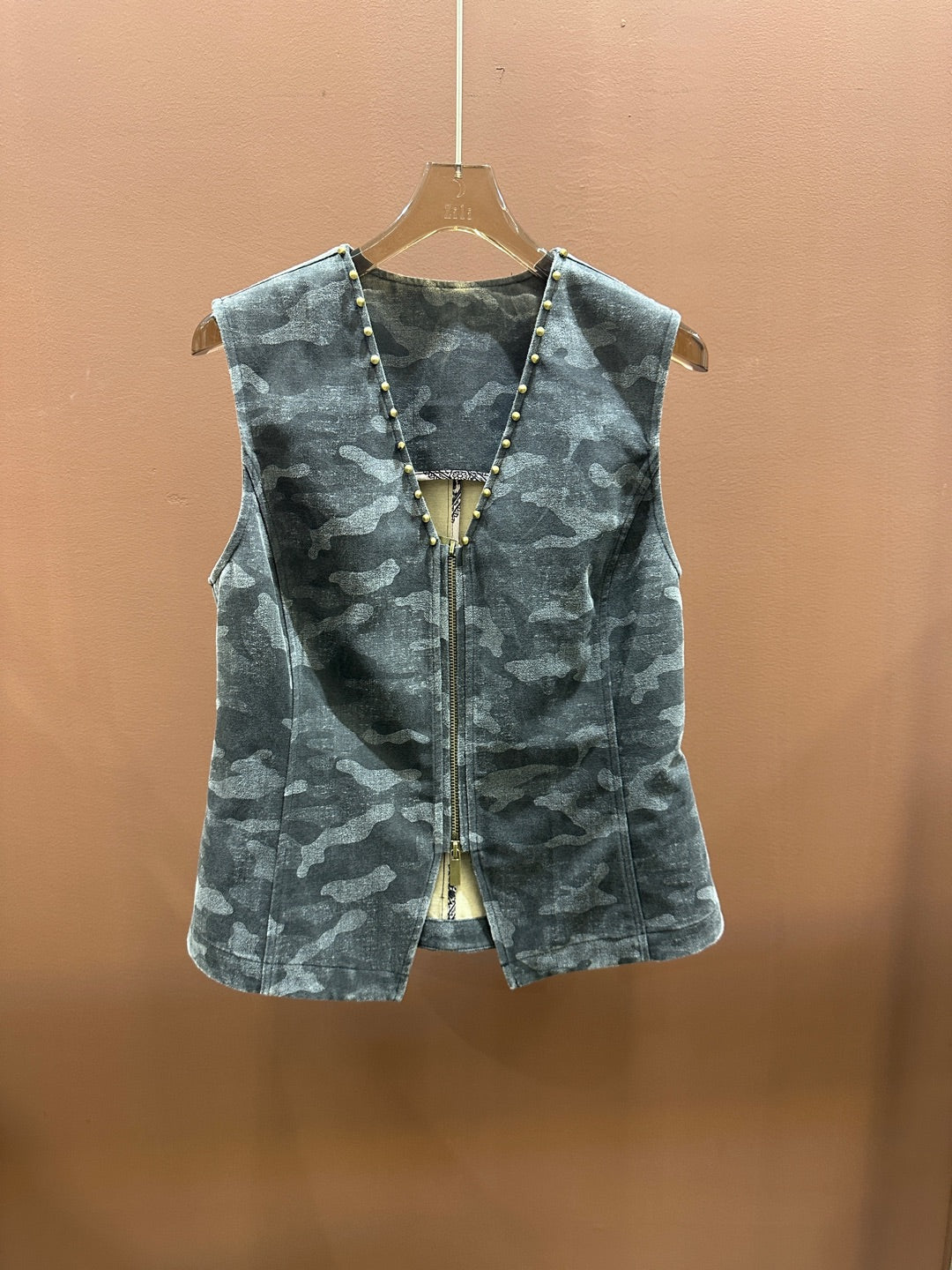 Bella Camo Vest Top