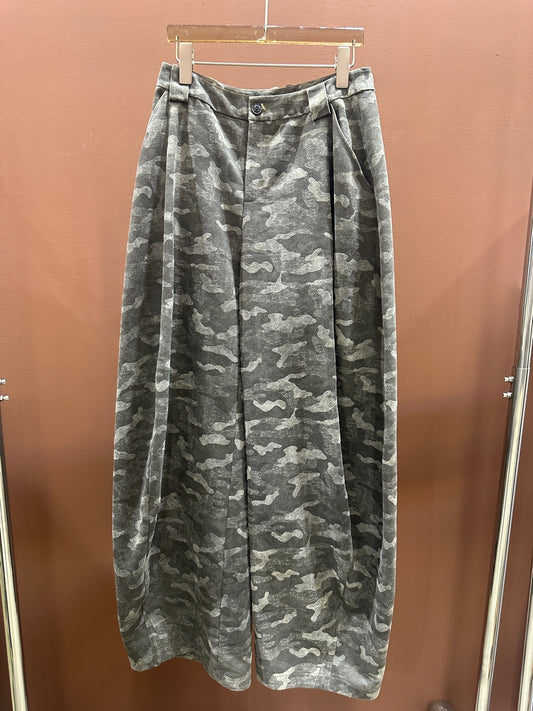 Bella Camo Wide Leg Pant