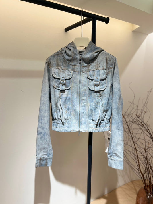 Elsie Hoodie Denim Jacket