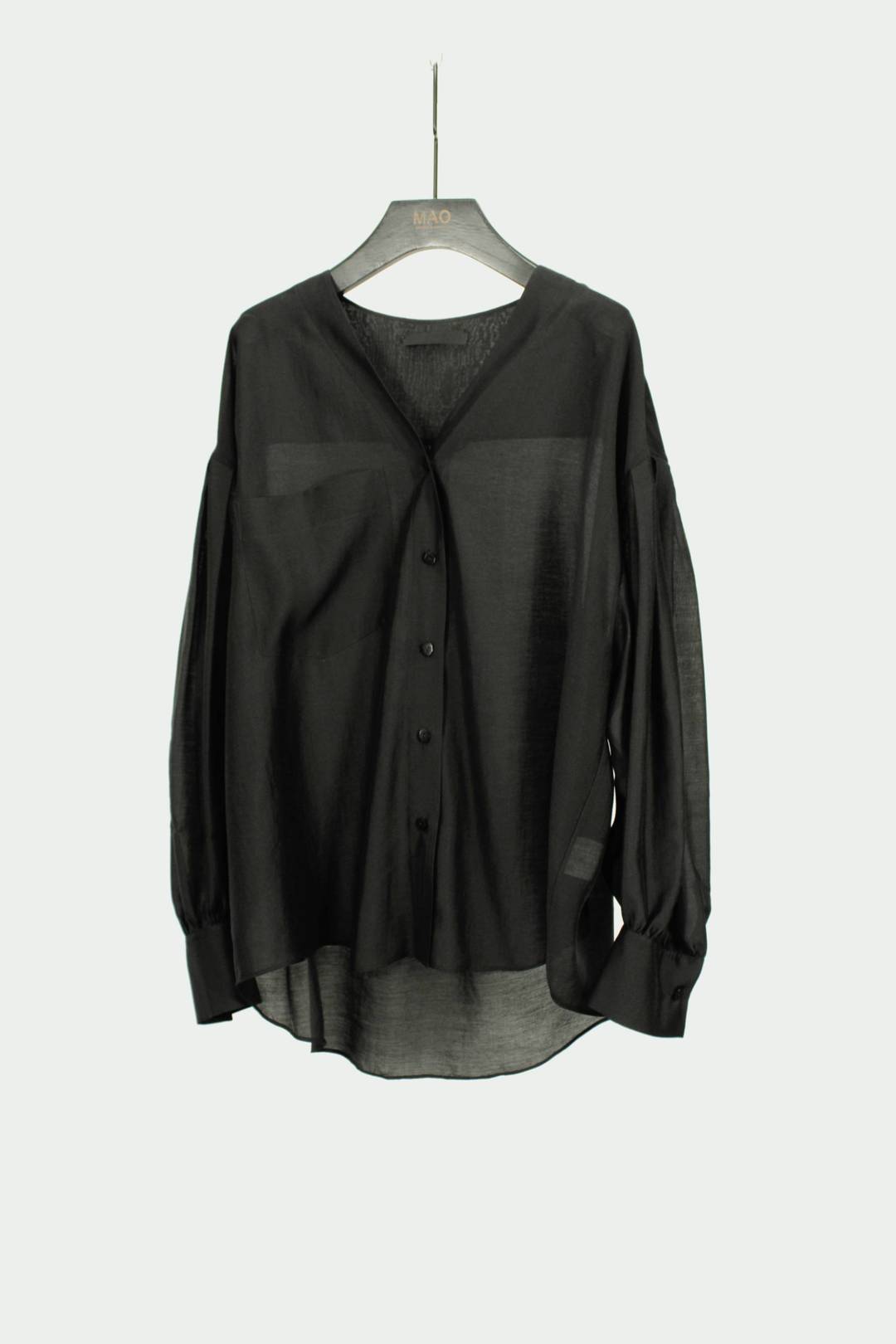 RuSu V-neck Puff Sleeve Blouse