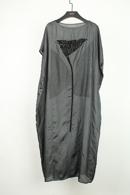 YunLu Lightweight Embroidered Midi Dress
