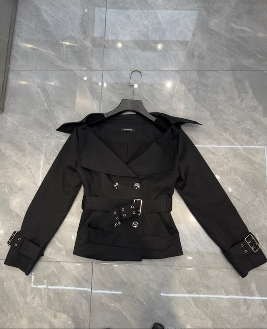 Aria Front Belt Jacket Coat