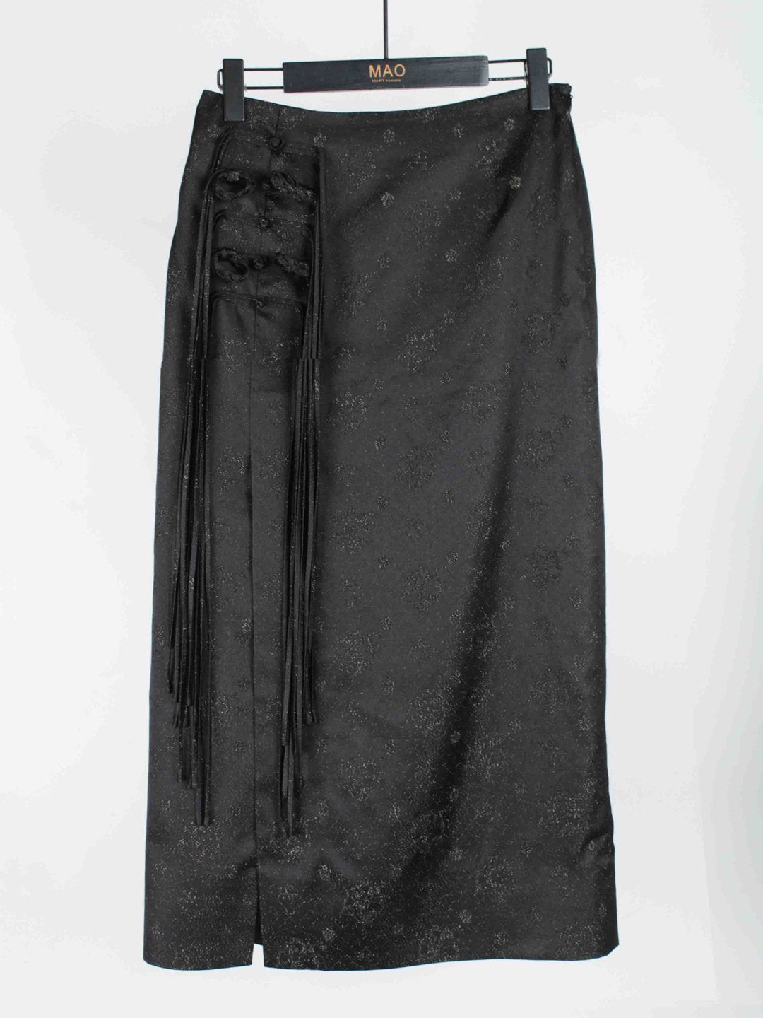 YingLu Handmade Tassel Skirt with Frog Buttons