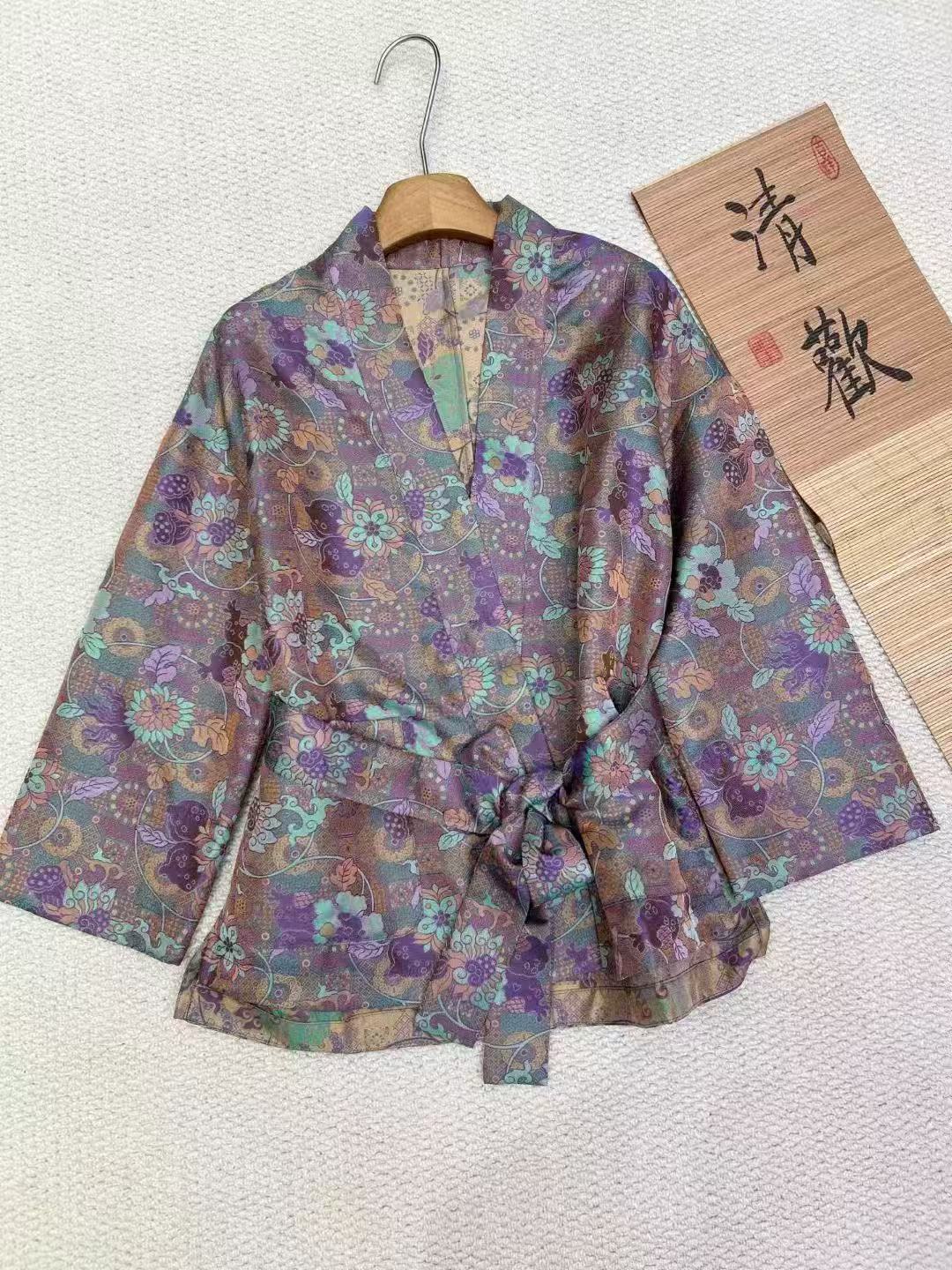 Yue Kimono Mulberry Silk Top