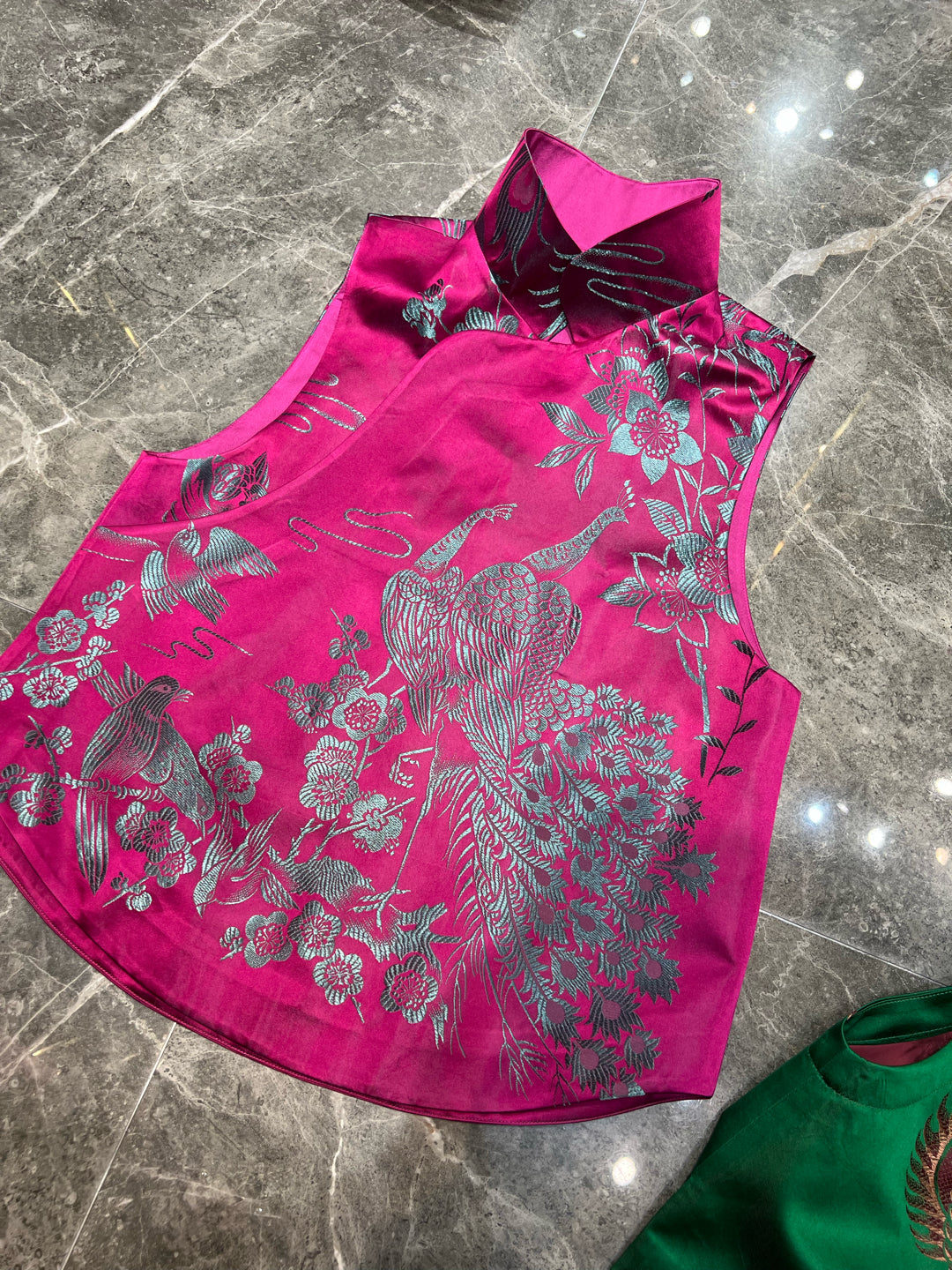 Xiaoyu High Collar Oriental Vest