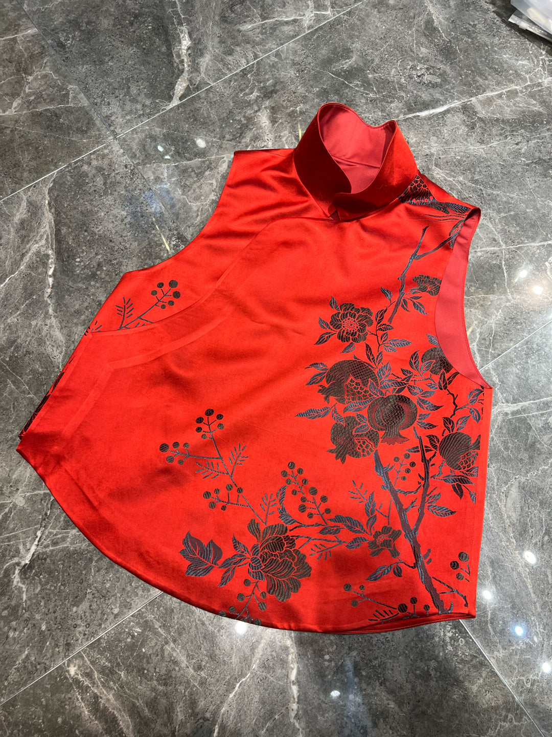 Daxia High Collar Oriental Vest