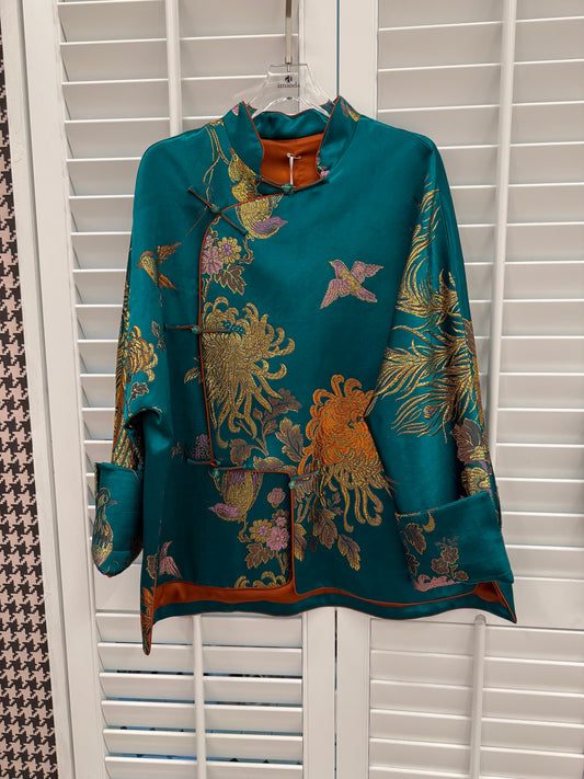 Jiya Long Sleeve Oriental Blazer