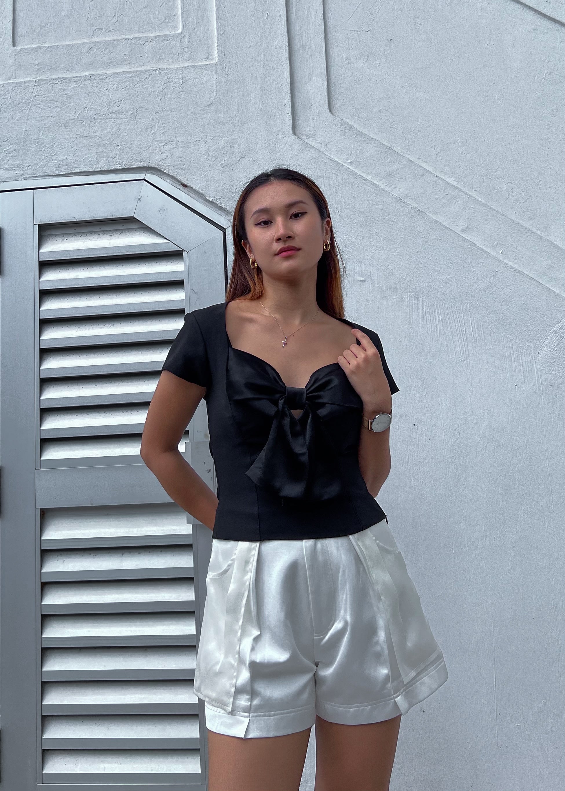 IYKYK Marlee Front Ribbon Top – Amanda Fashion Gallery