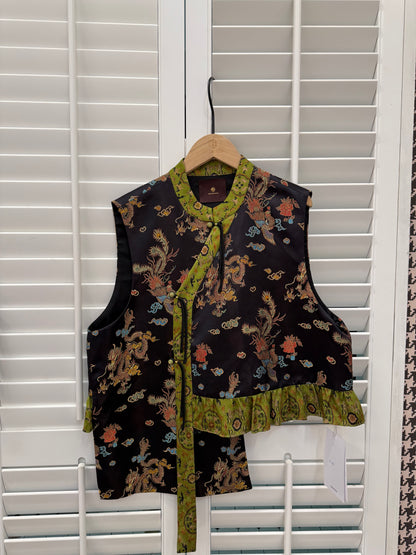 Tian Yue Asymmetrical Sleeveless Top