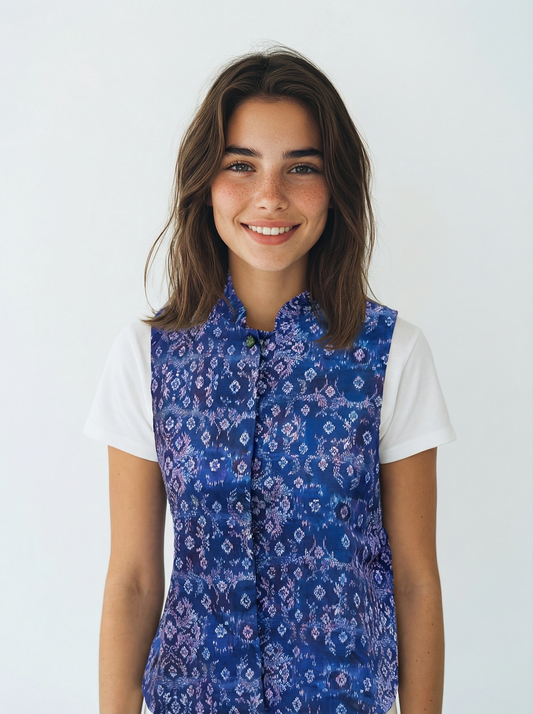 Qing Qing Mulberry Silk Vest