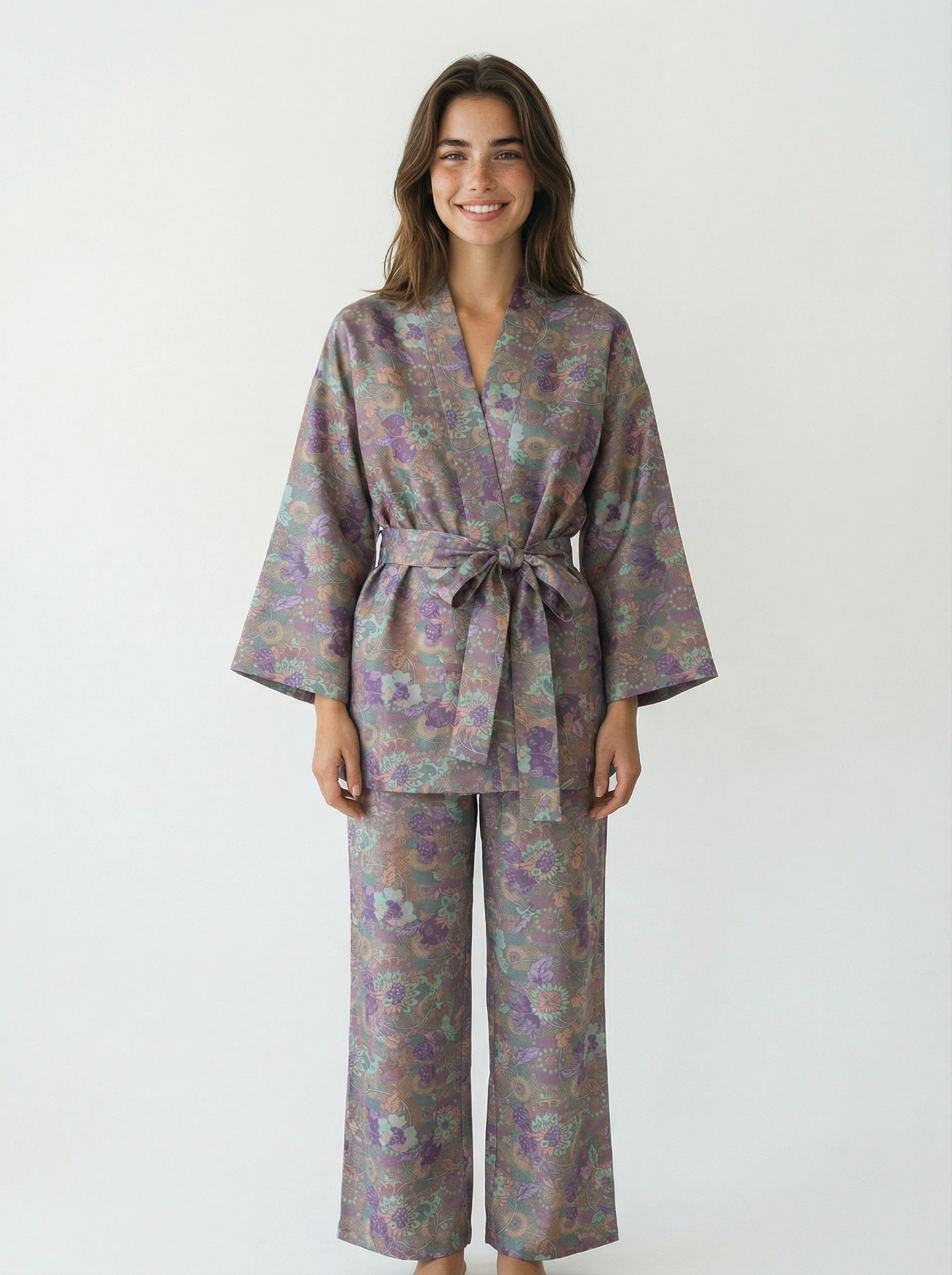 Yue Kimono Mulberry Silk Top