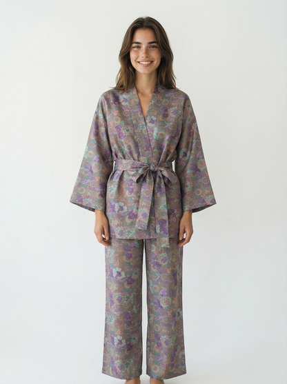 Yue Kimono Mulberry Silk Top