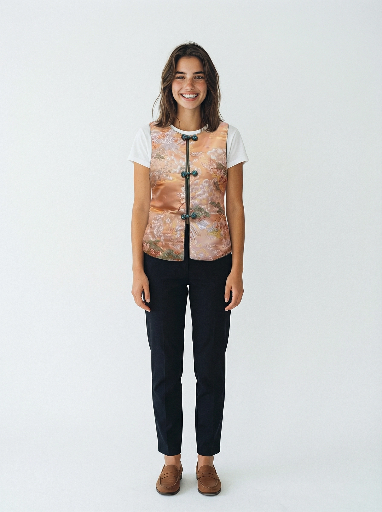 Xiu Ying Embossed Vest